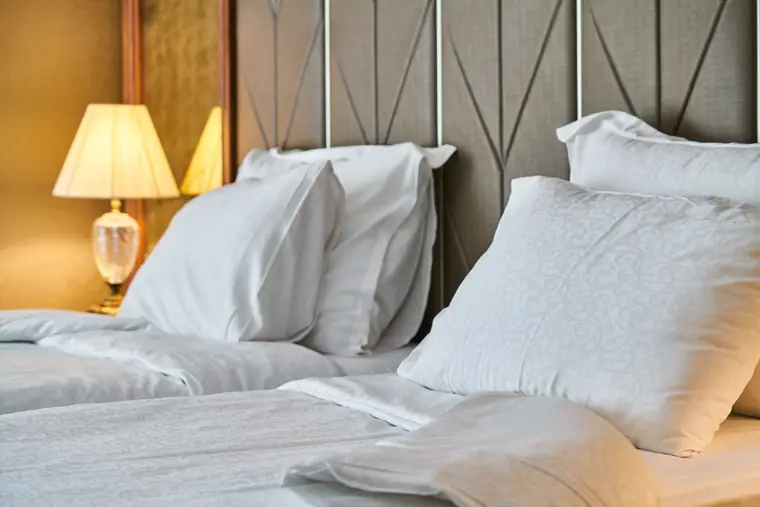 Bright bedroom in a vacation rental